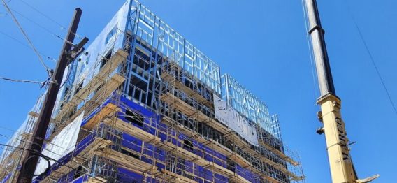 Prefabricated Cold-Formed Steel Panels Cut Costs, Speed Construction of 7-Story Tucson Apartments